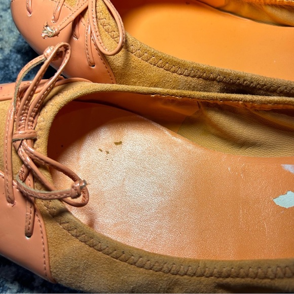 Cole Haan X Nike Air Orange Ballet Flats Size 8 - Picture 8 of 12